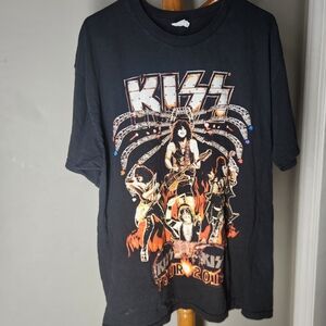 KISS 2014 Tour T-Shirt – Men’s XL – Black – Excellent Condition